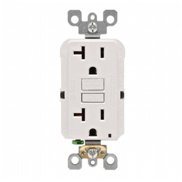 Ezgeneration 20 Amp White GFCI Receptacle EZ338369 - main